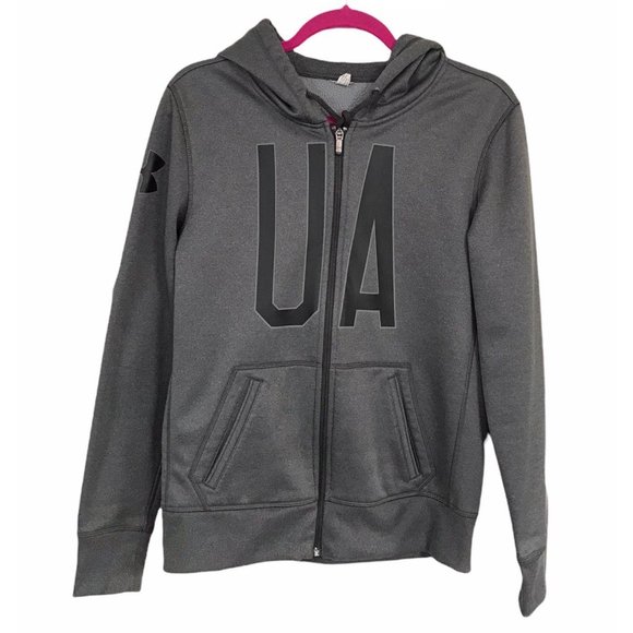 Under Armour Other - Under Armour Gray Full Zip Hoodie Sweatshirt